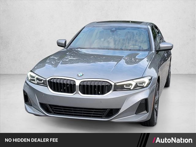 Gray (Skyscraper Grey Metallic) 2023 BMW 3 Series Sedan All-Wheel Drive Automatic