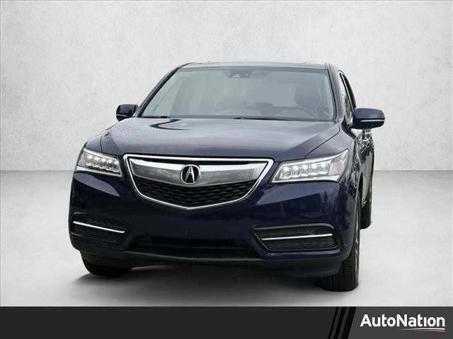 Blue 2014 Acura MDX FWD with Technology Package SUV / Crossover Front-Wheel Drive 6-Speed Automatic