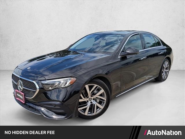 Black 2025 Mercedes-Benz E-Class E 350 RWD Sedan Rear-Wheel Drive Automatic