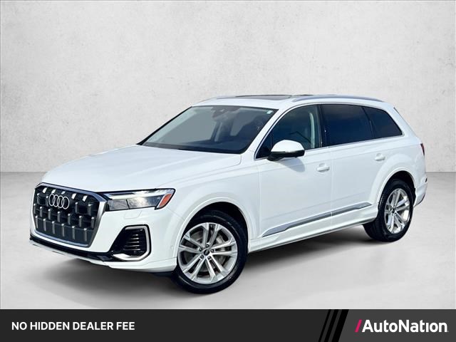 Glacier White Metallic 2025 Audi Q7 SUV / Crossover All-Wheel Drive Automatic