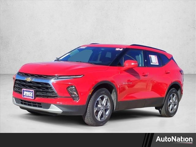 Red Hot 2024 Chevrolet Blazer 3LT AWD SUV / Crossover All-Wheel Drive 9-Speed Automatic