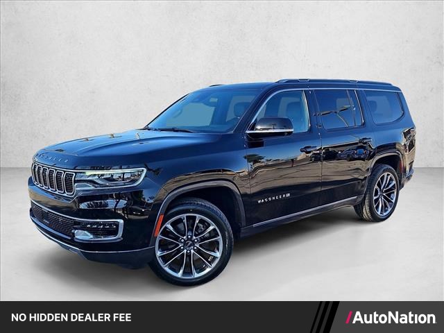 Diamond Black Crystal Pearlcoat 2022 Jeep Wagoneer Series III RWD SUV / Crossover 4X2 8-Speed Automatic