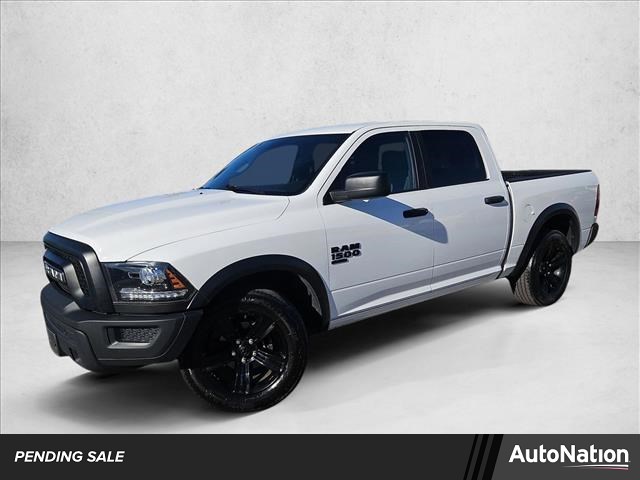 Bright White Clearcoat 2024 RAM 1500 Classic Warlock Crew Cab RWD Pickup Truck 4X2 8-Speed Automatic