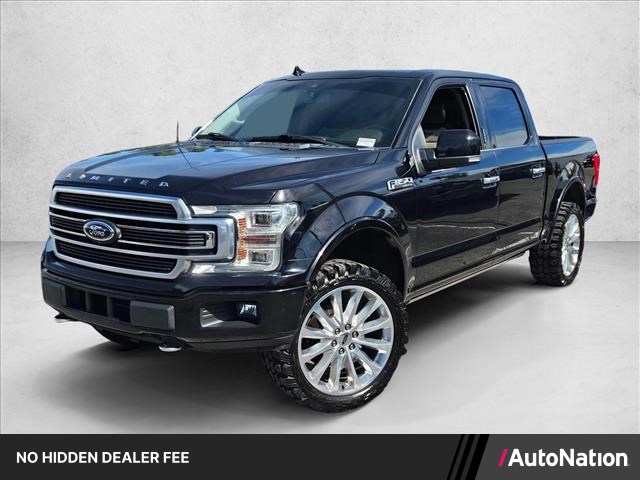Agate Black Metallic 2019 Ford F-150 Limited SuperCrew 4WD Pickup Truck Four-Wheel Drive Automatic