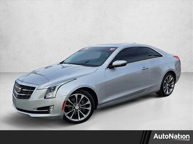 Radiant Silver Metallic 2017 Cadillac ATS Coupe 2.0T Luxury AWD Coupe All-Wheel Drive 8-Speed Automatic