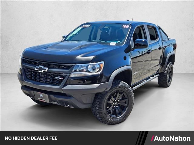 Black 2018 Chevrolet Colorado Pickup Truck Four-Wheel Drive 8-Speed Automatic