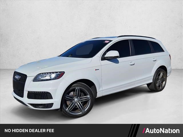 Carrara White 2015 Audi Q7 3.0T quattro S-Line Prestige SUV / Crossover All-Wheel Drive Automatic
