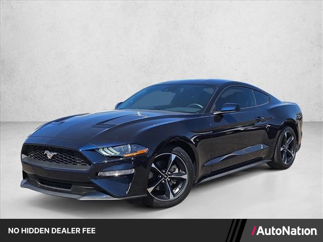 Antimatter Blue Metallic 2021 Ford Mustang EcoBoost Coupe RWD Coupe Rear-Wheel Drive Automatic