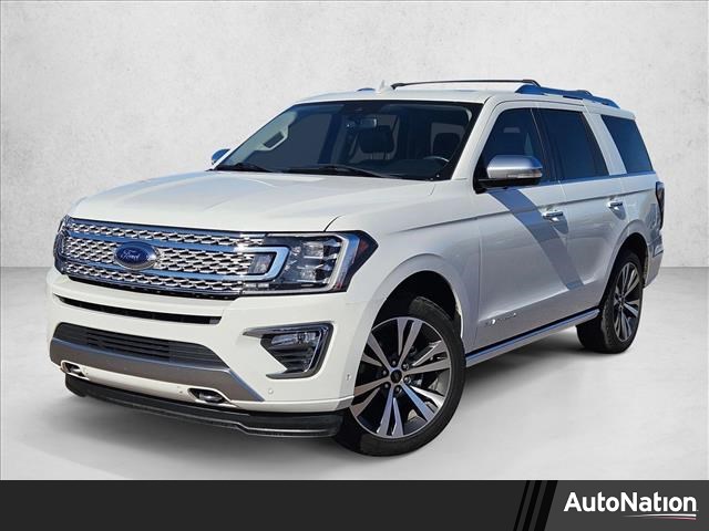 Star White Metallic Tri-Coat 2021 Ford Expedition Platinum 4WD SUV / Crossover Four-Wheel Drive 6-Speed Automatic