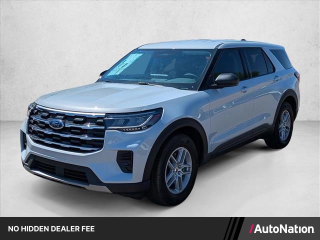 Space White Metallic 2026 Ford Explorer SUV / Crossover Rear-Wheel Drive Automatic