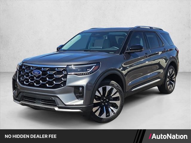 Carbonized Gray Metallic 2026 Ford Explorer SUV / Crossover All-Wheel Drive Automatic
