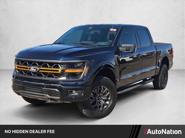 Antimatter Blue Metallic 2025 Ford F-150 Pickup Truck Four-Wheel Drive Automatic