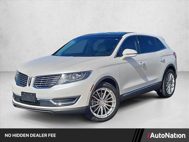 White Platinum Metallic Tri-Coat 2016 Lincoln MKX SUV / Crossover All-Wheel Drive 6-Speed Automatic