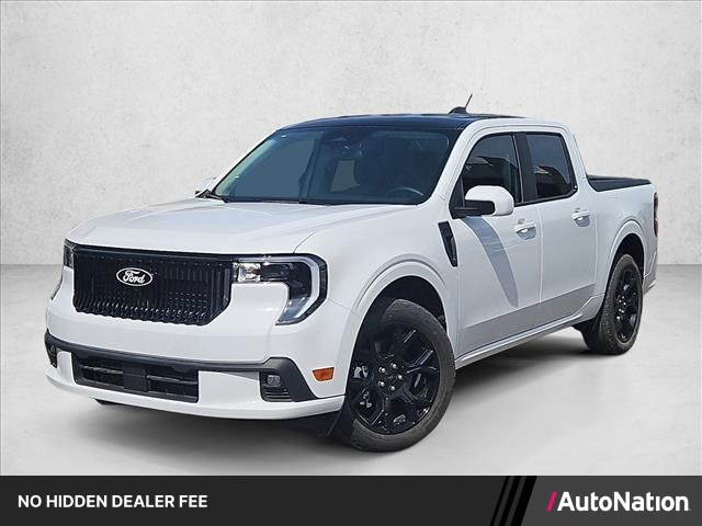 Oxford White 2025 Ford Maverick Pickup Truck All-Wheel Drive 7-Speed Automatic