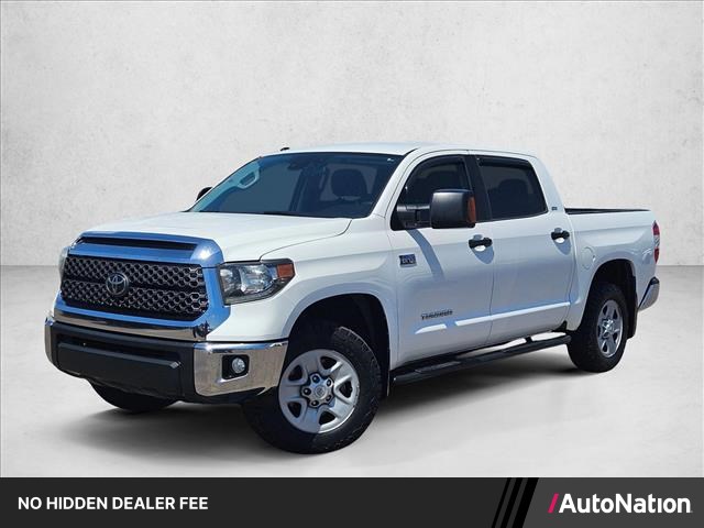 Super White 2018 Toyota Tundra Pickup Truck Four-Wheel Drive Automatic
