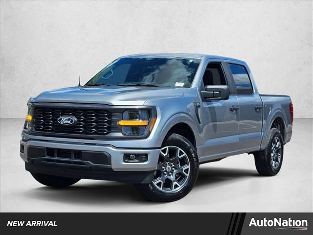 Iconic Silver Metallic 2024 Ford F-150 STX 4dr SuperCrew RWD Pickup Truck 4X2 Automatic