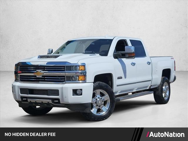 Summit White 2017 Chevrolet Silverado 2500HD High Country Crew Cab 4WD Pickup Truck Four-Wheel Drive 6-Speed Automatic