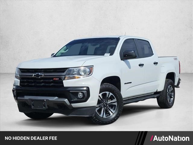 Summit White 2022 Chevrolet Colorado Pickup Truck Four-Wheel Drive 8-Speed Automatic