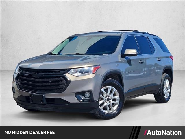 Pepperdust Metallic 2019 Chevrolet Traverse LT Cloth AWD SUV / Crossover Four-Wheel Drive 9-Speed Automatic