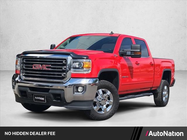 Cardinal Red 2017 GMC Sierra 2500HD Pickup Truck Four-Wheel Drive 6-Speed Automatic