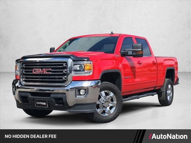Cardinal Red 2017 GMC Sierra 2500HD Pickup Truck Four-Wheel Drive 6-Speed Automatic