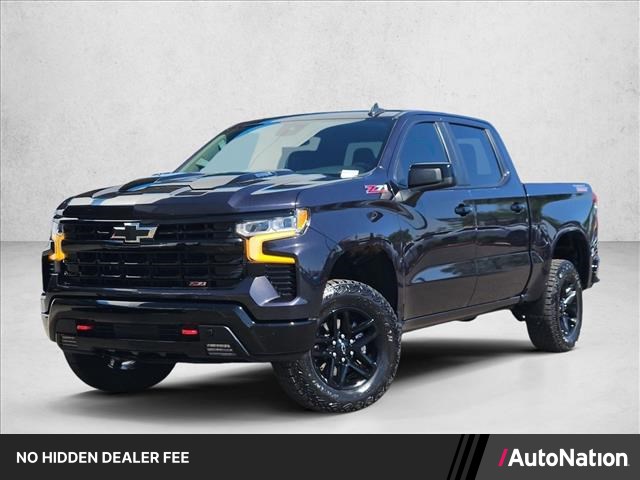 Dark Ash Metallic 2024 Chevrolet Silverado 1500 Pickup Truck Four-Wheel Drive Automatic
