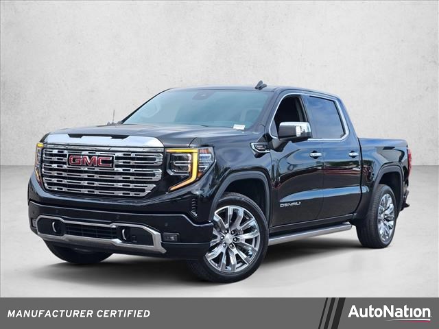 Onyx Black 2024 GMC Sierra 1500 Denali Crew Cab 4WD Pickup Truck Four-Wheel Drive Automatic