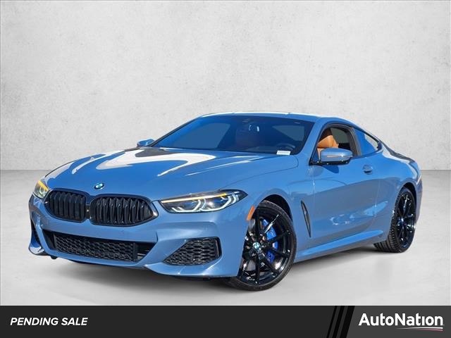 Barcelona Blue Metallic 2022 BMW 8 Series 840i Coupe RWD Coupe Rear-Wheel Drive Automatic