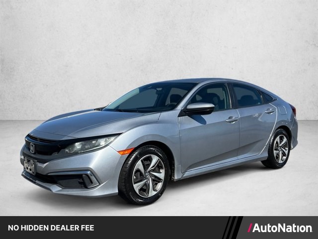 Black 2019 Honda Civic Sedan Front-Wheel Drive Automatic