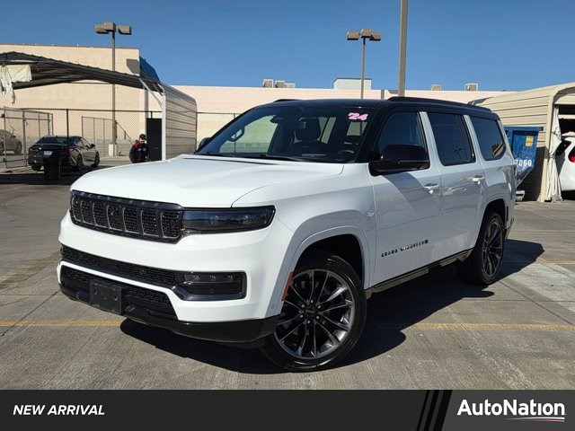 Bright White Clearcoat 2024 Jeep Grand Wagoneer Obsidian 4WD SUV / Crossover Four-Wheel Drive 8-Speed Automatic