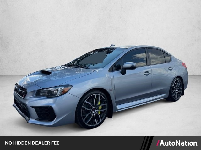 Ice Silver Metallic 2020 Subaru WRX STI Sedan All-Wheel Drive 6-Speed Manual