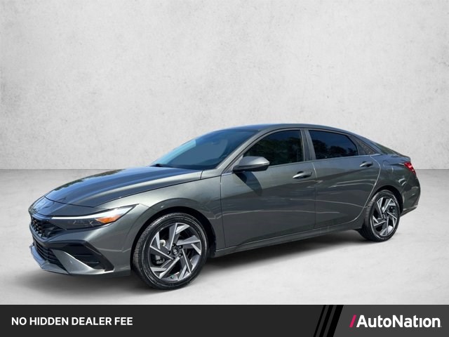 Amazon Gray 2025 Hyundai Elantra Limited FWD Sedan Front-Wheel Drive Automatic