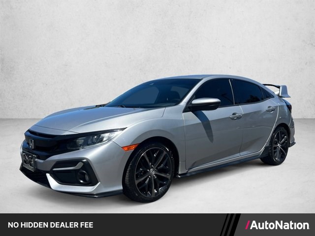 Black 2020 Honda Civic Hatchback Sport FWD Hatchback Front-Wheel Drive Automatic