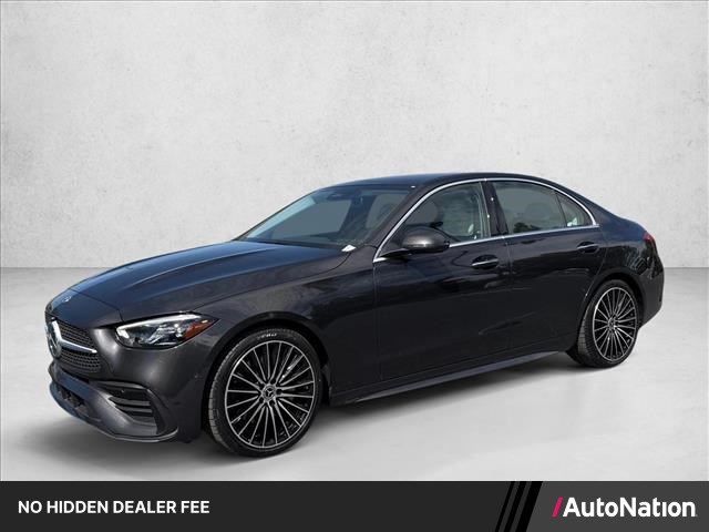 Gray (Graphite Grey Metallic) 2026 Mercedes-Benz C-Class Sedan All-Wheel Drive Automatic