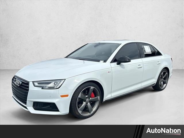White 2018 Audi A4 2.0 TFSI quattro Prestige AWD Sedan All-Wheel Drive Automatic