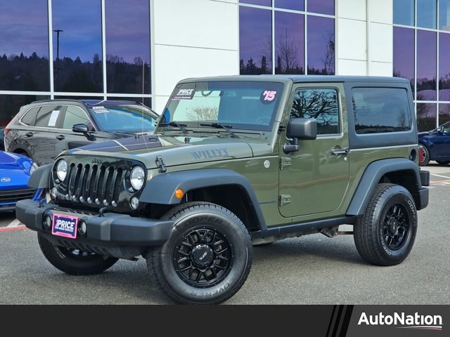 Tank Clearcoat 2015 Jeep Wrangler Willys Wheeler Edition 4WD SUV / Crossover Four-Wheel Drive 6-Speed Manual