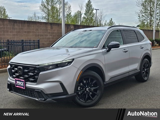 Lunar Silver Metallic 2024 Honda CR-V Hybrid Sport AWD SUV / Crossover All-Wheel Drive Automatic