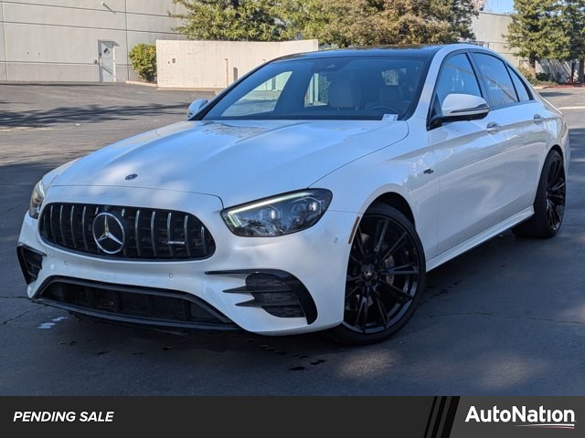 Designo Diamond White Metallic 2021 Mercedes-Benz E-Class AMG 53 E Sedan 4MATIC Sedan All-Wheel Drive Automatic