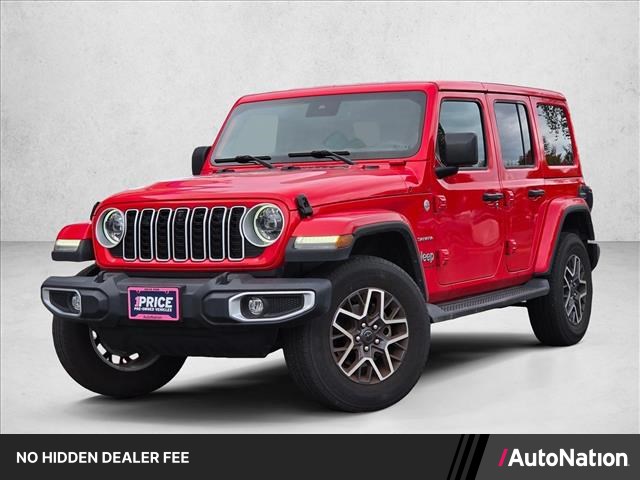 Firecracker Red Clearcoat 2024 Jeep Wrangler SUV / Crossover Four-Wheel Drive 8-Speed Automatic