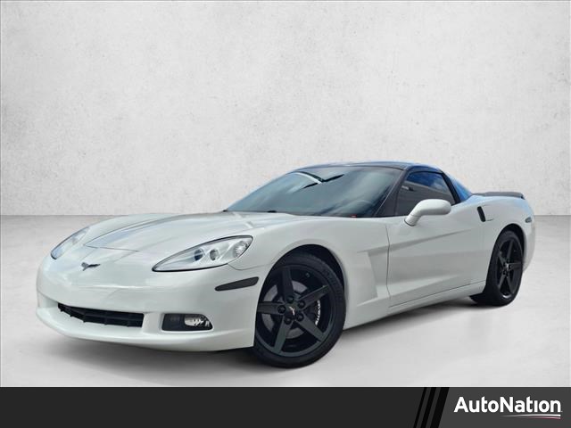 Arctic White 2007 Chevrolet Corvette Coupe RWD Coupe Rear-Wheel Drive 6-Speed Automatic