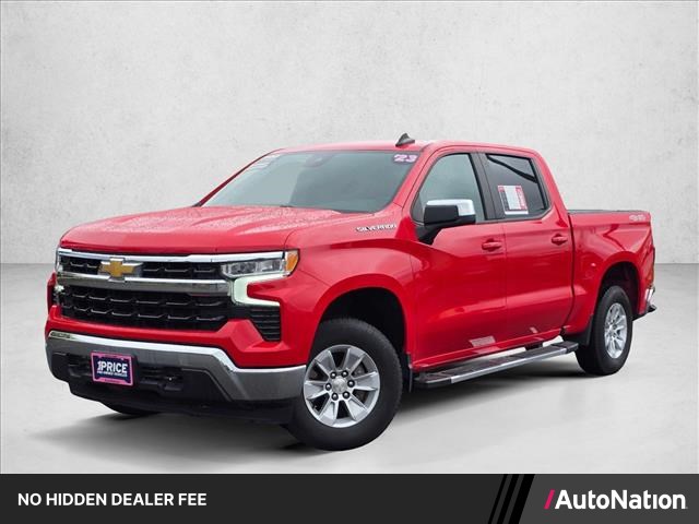 Red Hot 2023 Chevrolet Silverado 1500 Pickup Truck Four-Wheel Drive 8-Speed Automatic