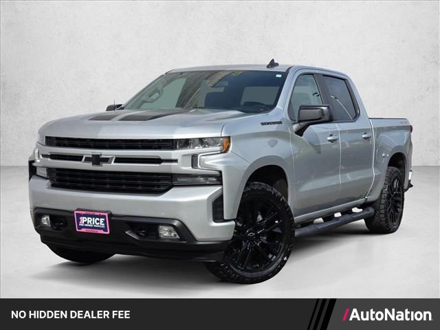 Silver Ice Metallic 2021 Chevrolet Silverado 1500 Pickup Truck Four-Wheel Drive Automatic