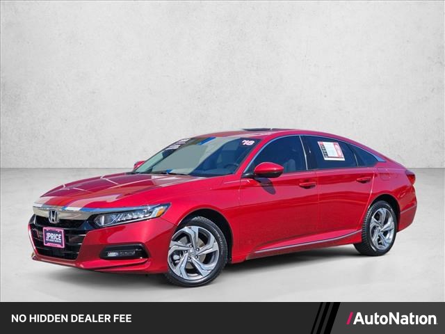 Radiant Red Metallic 2018 Honda Accord Sedan Front-Wheel Drive Automatic