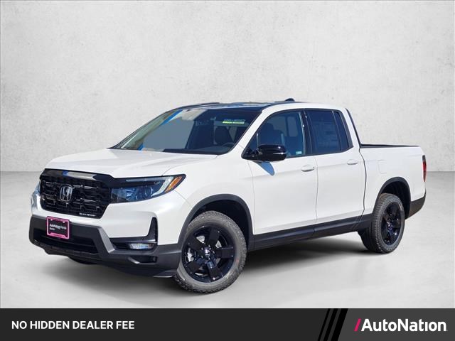 Platinum White Pearl 2026 Honda Ridgeline Black Edition Two-Tone AWD Pickup Truck All-Wheel Drive Automatic