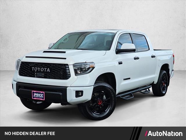 Super White 2020 Toyota Tundra Pickup Truck Four-Wheel Drive Automatic