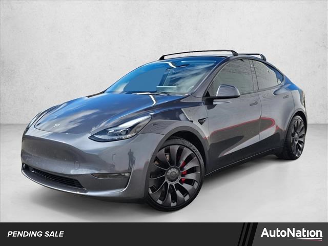 Midnight Silver 2021 Tesla Model Y Performance AWD SUV / Crossover All-Wheel Drive Automatic