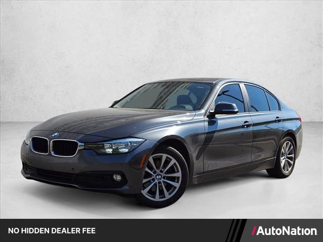 Jet Black 2017 BMW 3 Series Sedan Rear-Wheel Drive Automatic