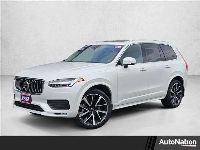Crystal White Metallic 2020 Volvo XC90 T6 Momentum 6-Passenger AWD SUV / Crossover All-Wheel Drive Automatic