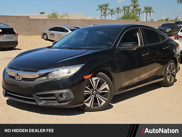 Crystal Black Pear 2016 Honda Civic Sedan Front-Wheel Drive Automatic