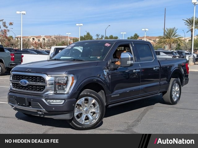 Smoked Quartz Metallic Tinted Clearcoat 2021 Ford F-150 Platinum SuperCrew 4WD Pickup Truck Four-Wheel Drive Automatic